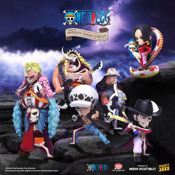 Mighty Jaxx: Freeny's Hidden Dissectibles – One Piece (Warlords Edition) Display
